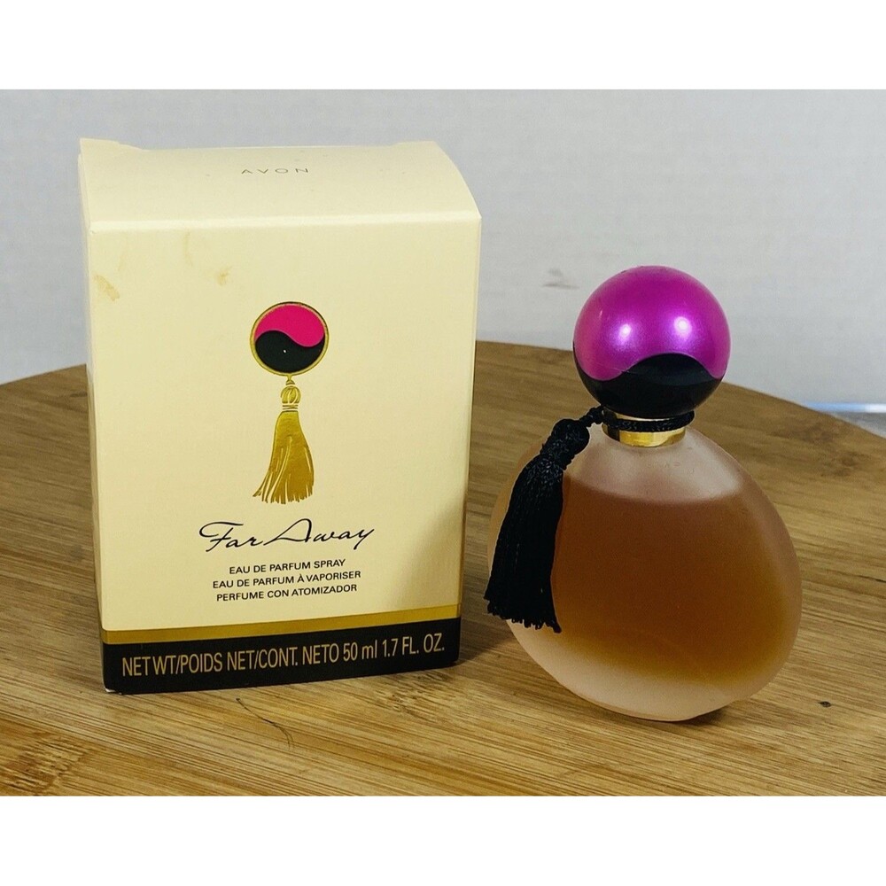 Avon Far Away 1.7oz Women's Perfume vanilla musk, sandalwood, and amber